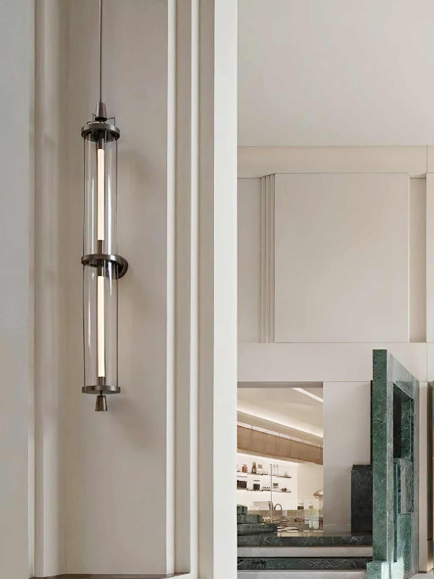 Wall Sconce | Metal & Acrylic | Black Finish