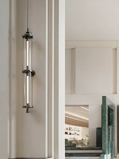 Wall Sconce | Metal & Acrylic | Black Finish