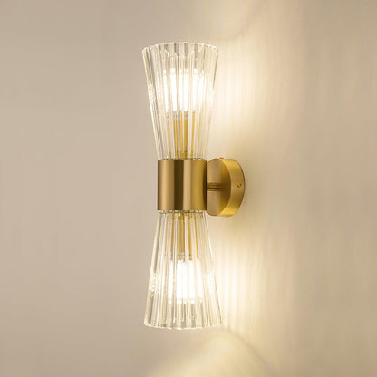 Vesta Wall Lamp Set | Iron & Crystal | Gold Finish | 2 Pieces
