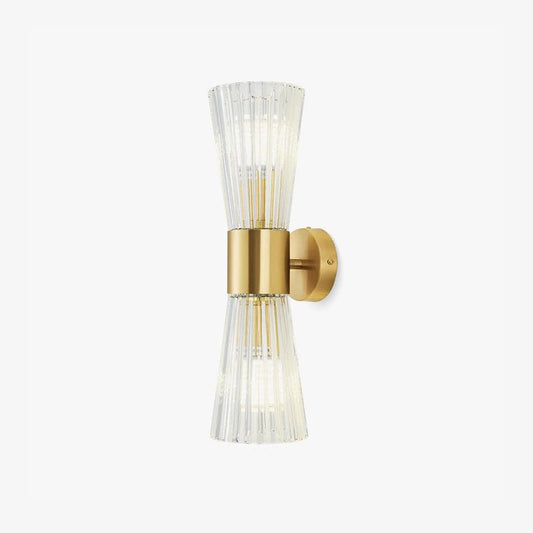 Vesta Wall Lamp Set | Iron & Crystal | Gold Finish | 2 Pieces