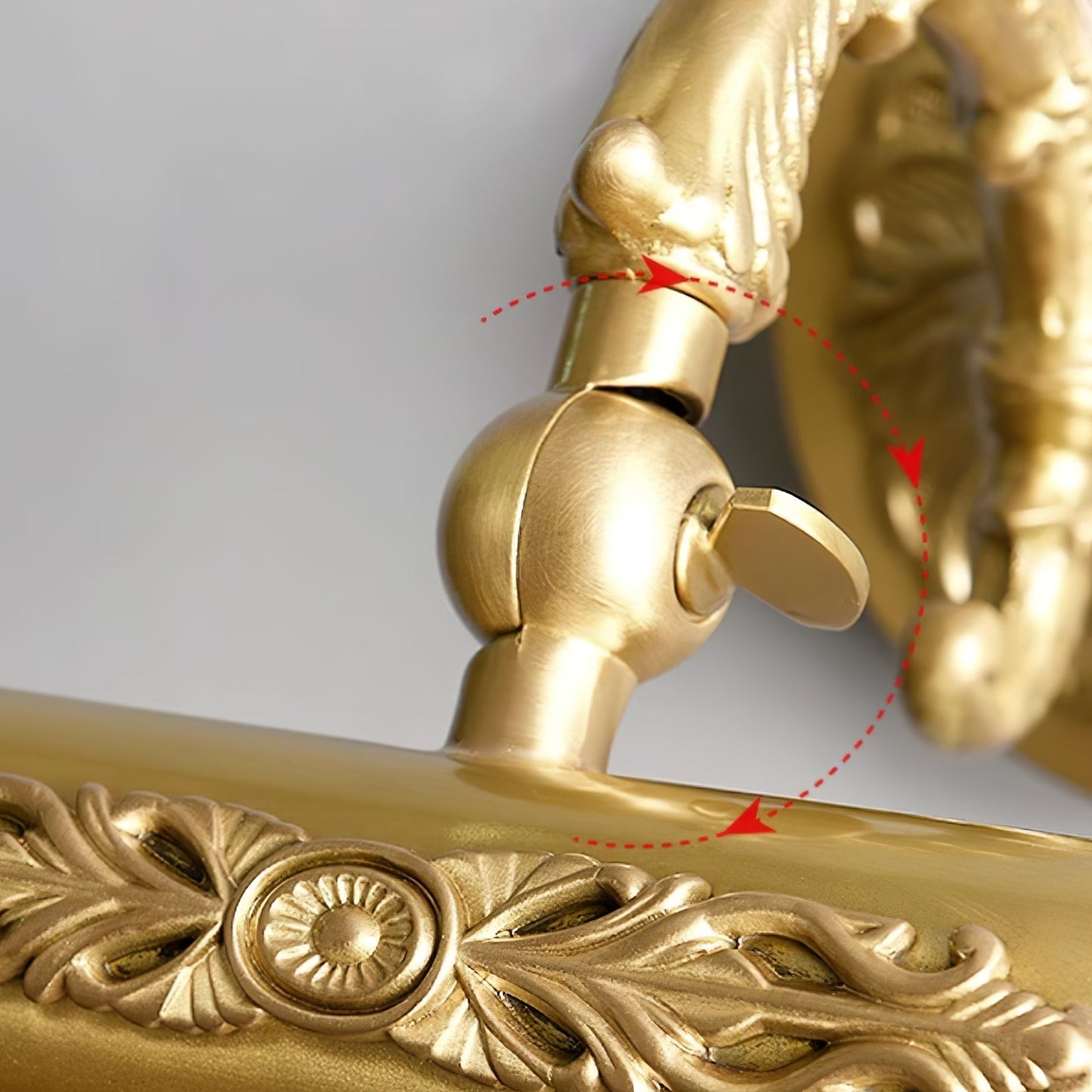 Wall Light Fixture | Brass & Acrylic | 58cm Diameter