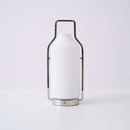 Vintara Lantern Table Lamp | Metal & Glass | Warm White