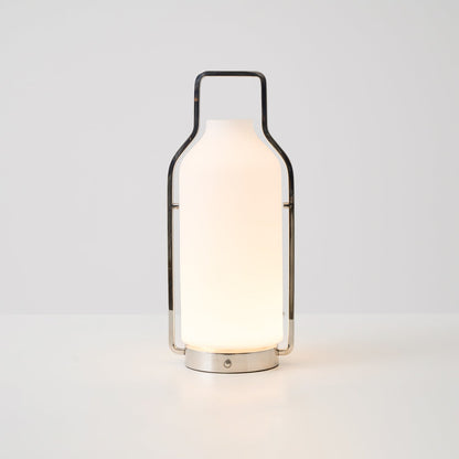 Vintara Lantern Table Lamp | Metal & Glass | Warm White