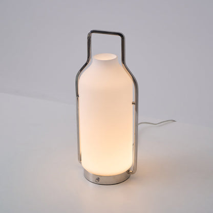 Vintara Lantern Table Lamp | Metal & Glass | Warm White