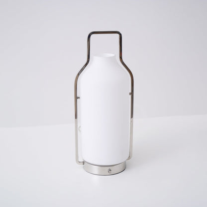 Vintara Lantern Table Lamp | Metal & Glass | Warm White
