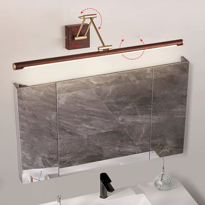 Linear Adjustable Wall Light | Brass & Acrylic | Set of 2