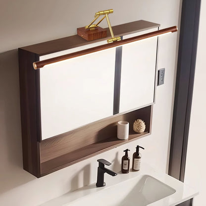 Linear Adjustable Wall Light | Brass & Acrylic | Set of 2