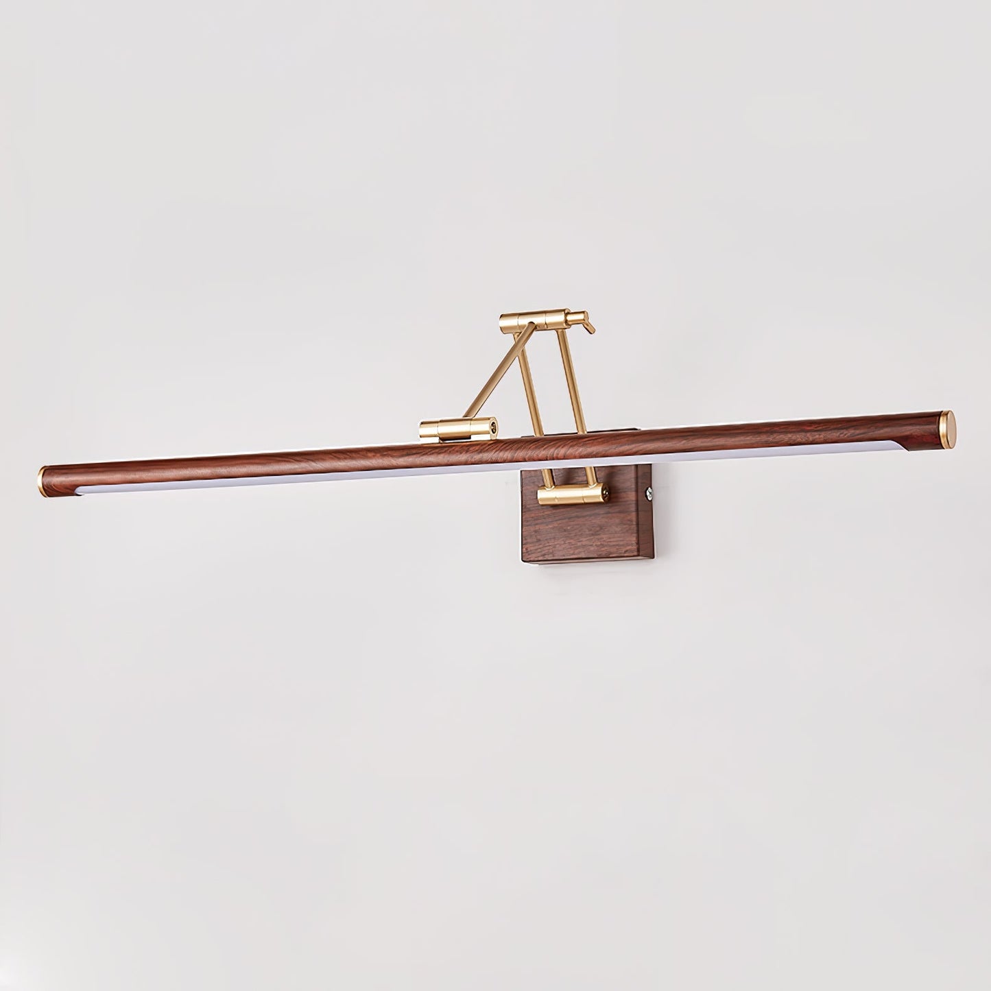 Linear Adjustable Wall Light | Brass & Acrylic | Set of 2