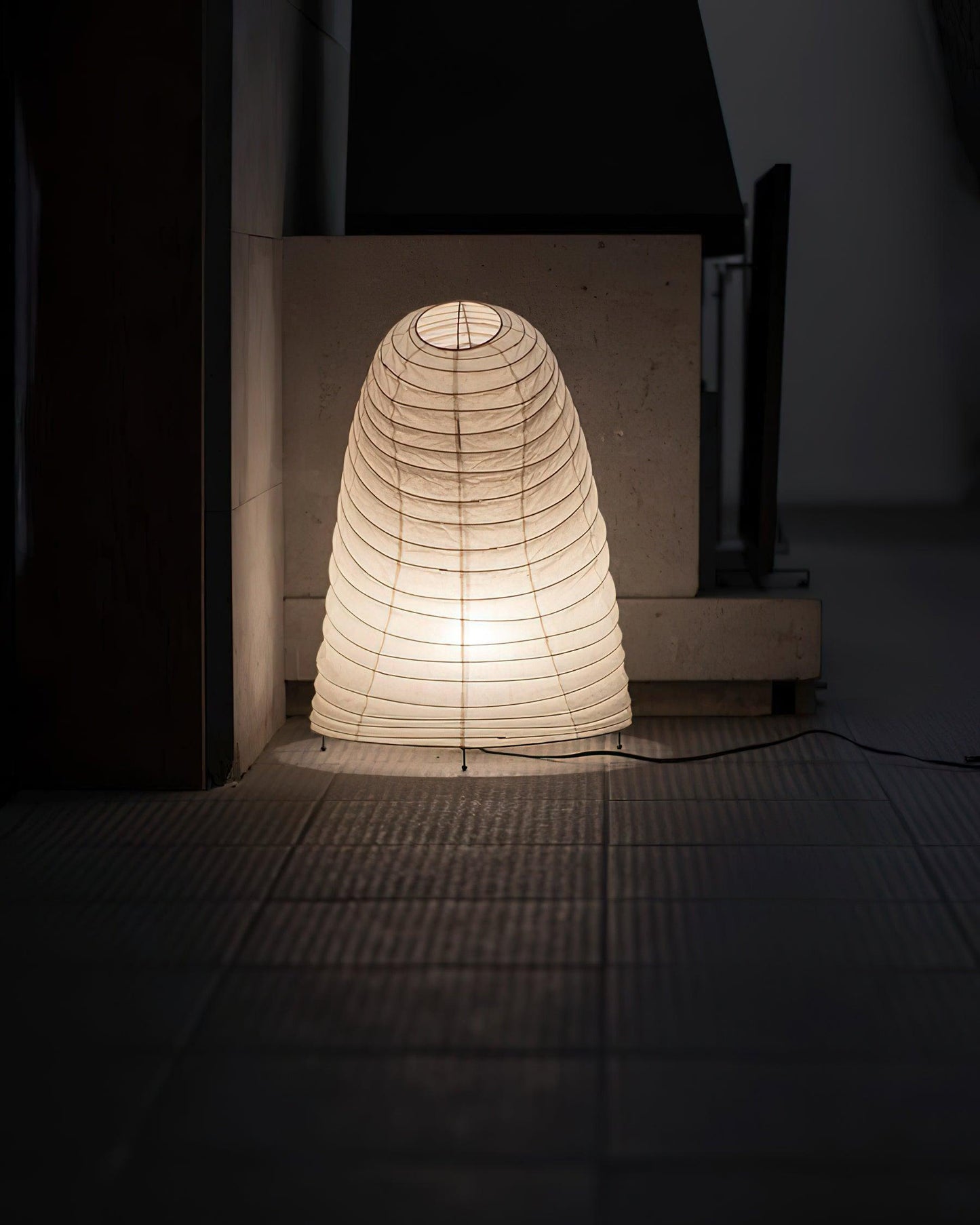 Akari Paper Table Lamp | Mulberry Rice Paper & Metal | 26cm, 30cm, 40cm Sizes
