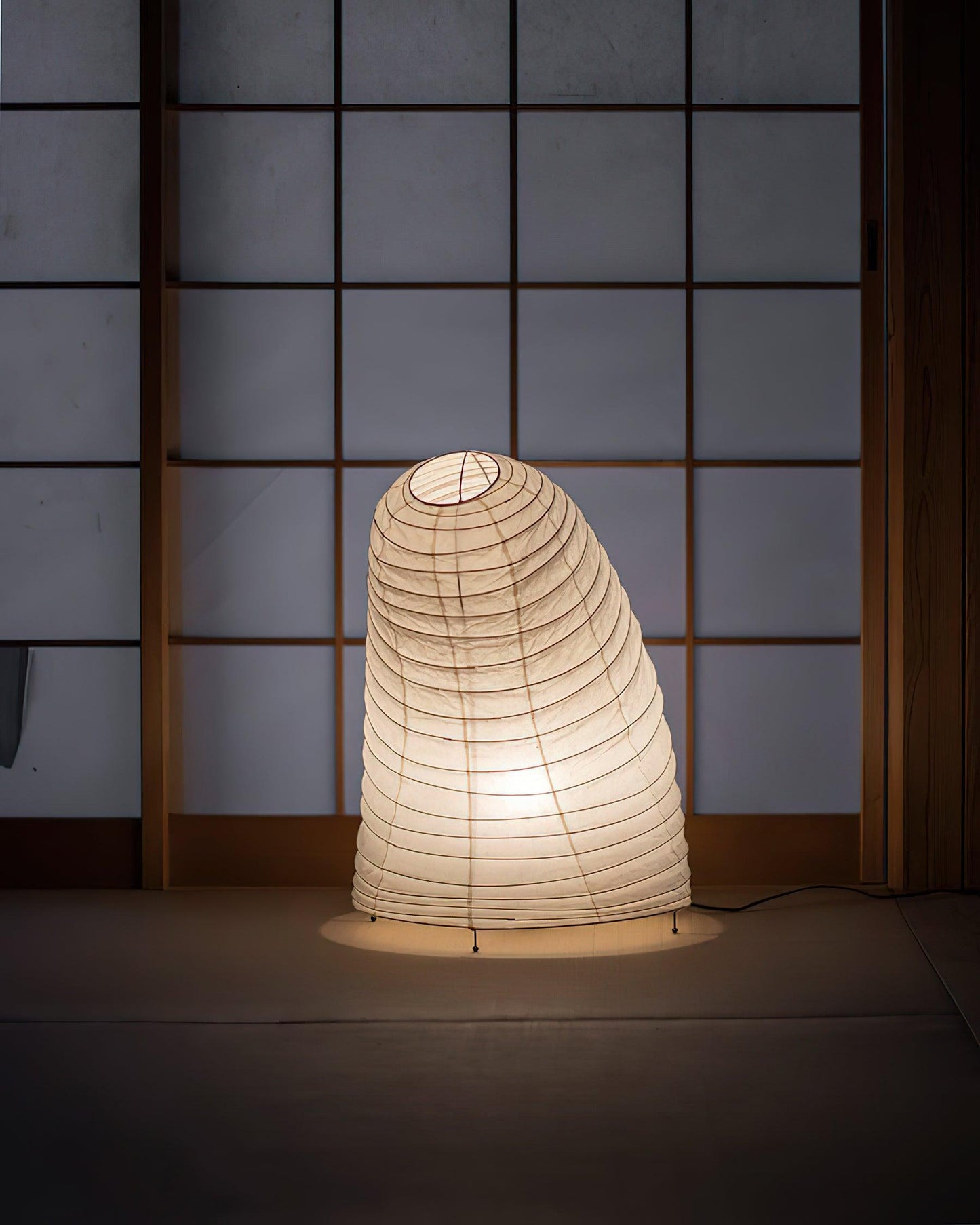 Akari Paper Table Lamp | Mulberry Rice Paper & Metal | 26cm, 30cm, 40cm Sizes