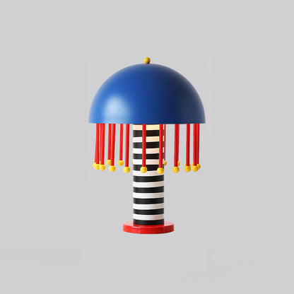 Mushroom Table Lamp | Colorful Metal Design | 35cm Diameter
