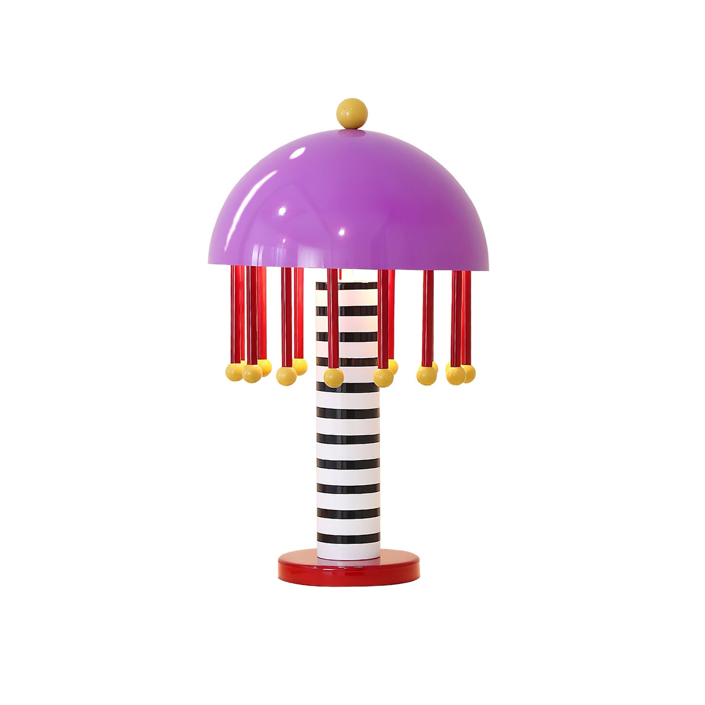 Mushroom Table Lamp | Colorful Metal Design | 35cm Diameter