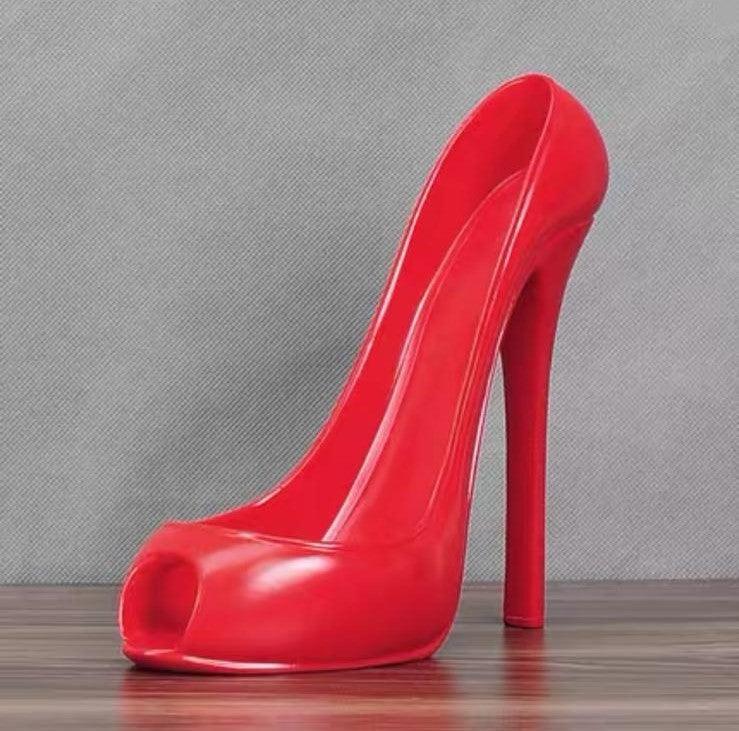 Stiletto Bottle Holder | Handmade Ceramic | Red, Black, White, Gold