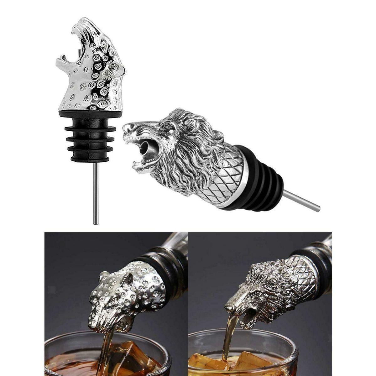 Lion Drink Pourer | Lion-Shaped | Set of 2