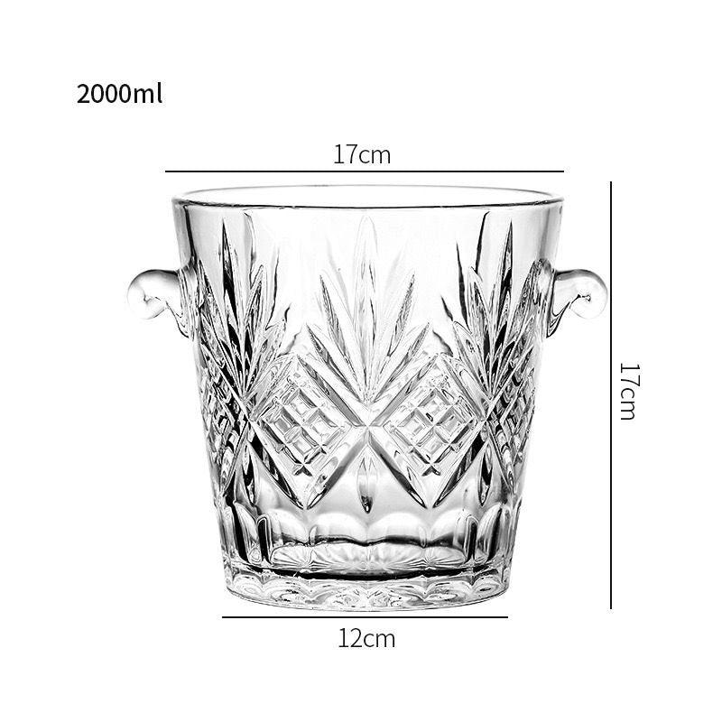 Crystal Ice Bucket | Glass | 2 Liter