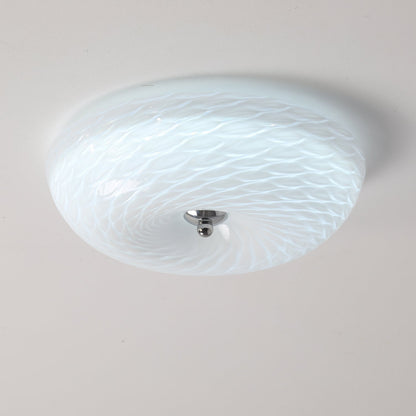 Whirlpool Ceiling Light | Glass Swirling Design | 45cm Diameter
