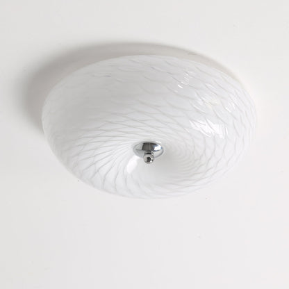 Whirlpool Ceiling Light | Glass Swirling Design | 45cm Diameter