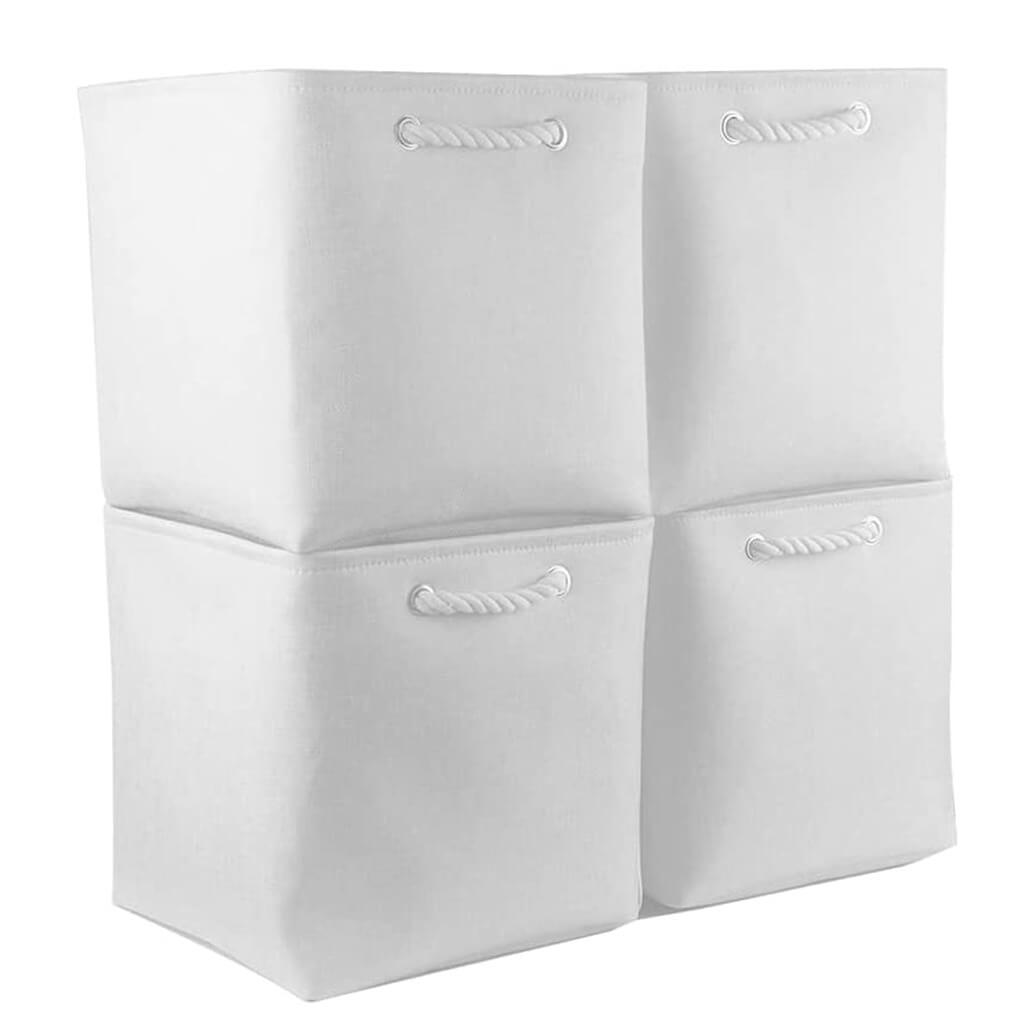 Fabric Storage Baskets | Set of 3 | 30cm Cube