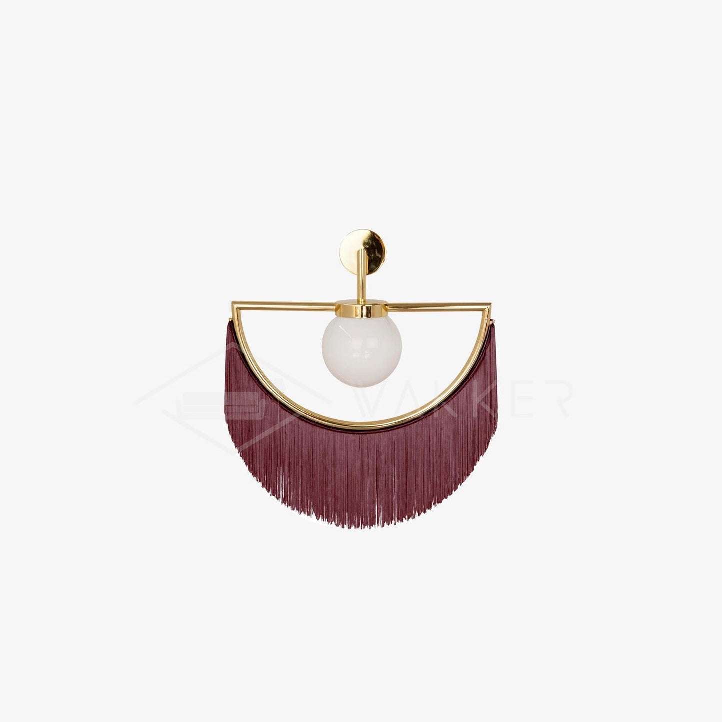 Wink Tassel Wall Lamp | Bohemian Fabric & Metal | Set of 2