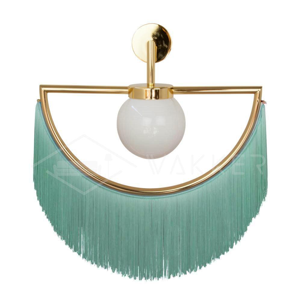 Wink Tassel Wall Lamp | Bohemian Fabric & Metal | Set of 2