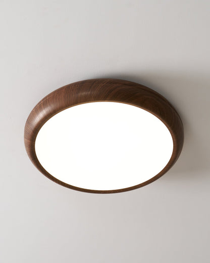 Wood Grain Ceiling Lamp | Nordic Acrylic & Metal | Multiple Sizes Available