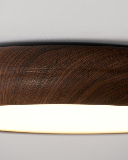 Wood Grain Ceiling Lamp | Nordic Acrylic & Metal | Multiple Sizes Available