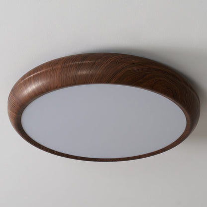 Wood Grain Ceiling Lamp | Nordic Acrylic & Metal | Multiple Sizes Available