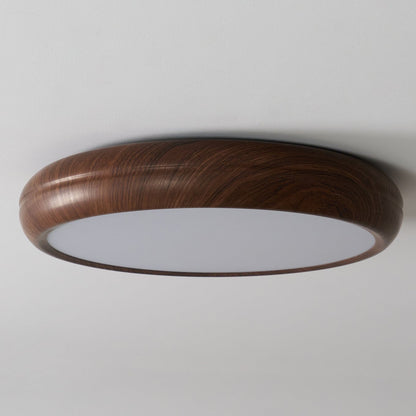 Wood Grain Ceiling Lamp | Nordic Acrylic & Metal | Multiple Sizes Available