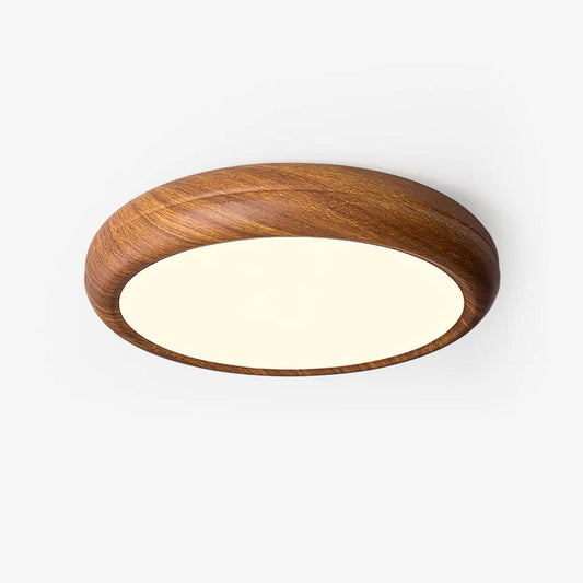 Wood Grain Ceiling Lamp | Nordic Acrylic & Metal | Multiple Sizes Available