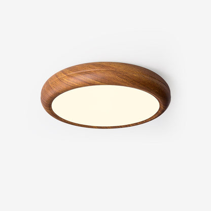 Wood Grain Ceiling Lamp | Nordic Acrylic & Metal | Multiple Sizes Available