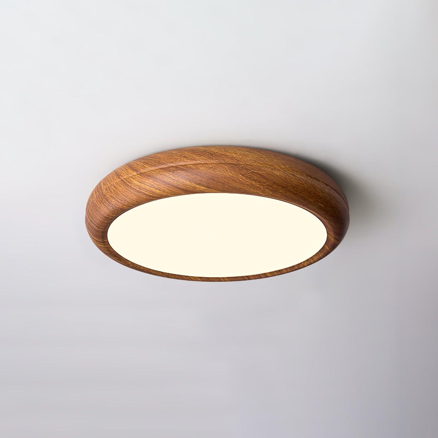 Wood Grain Ceiling Lamp | Nordic Acrylic & Metal | Multiple Sizes Available