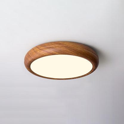 Wood Grain Ceiling Lamp | Nordic Acrylic & Metal | Multiple Sizes Available