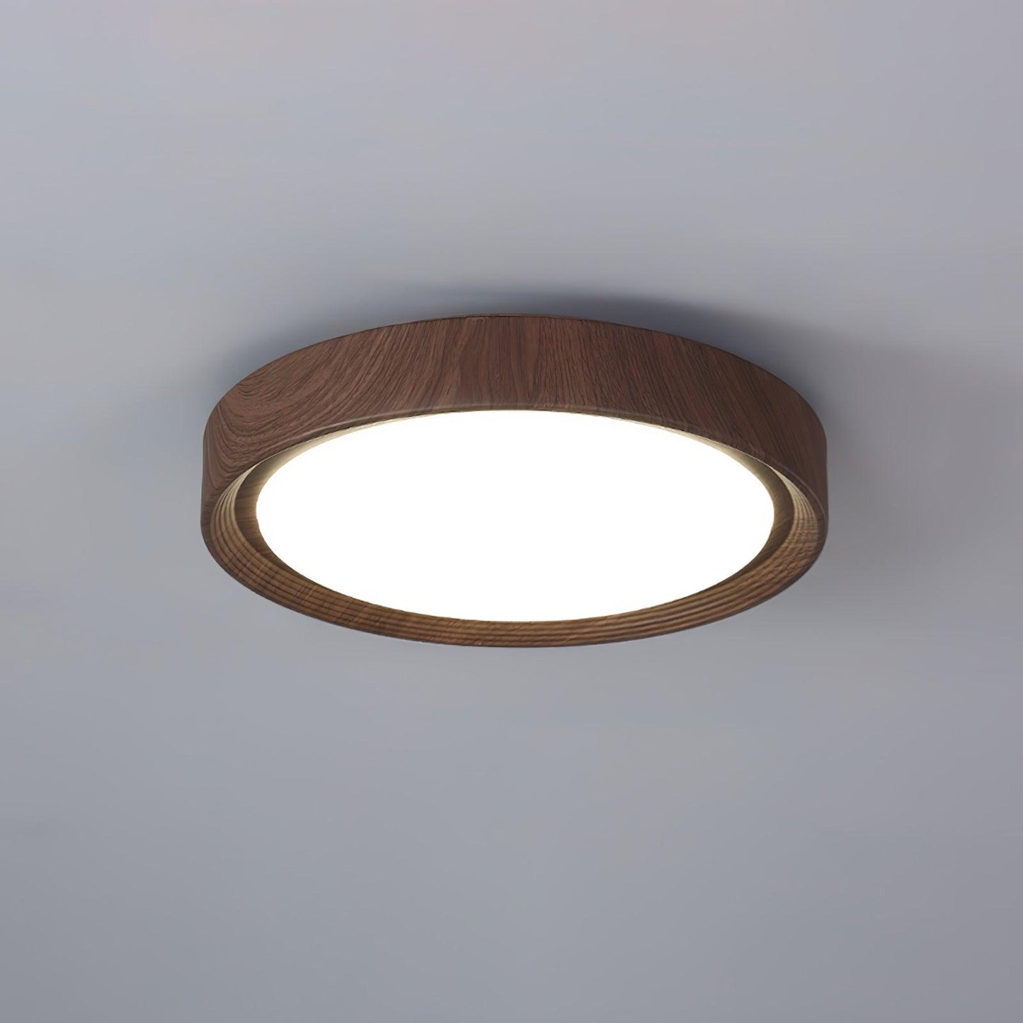 Wood Grain Ceiling Lamp | Nordic Acrylic & Metal | Multiple Sizes Available