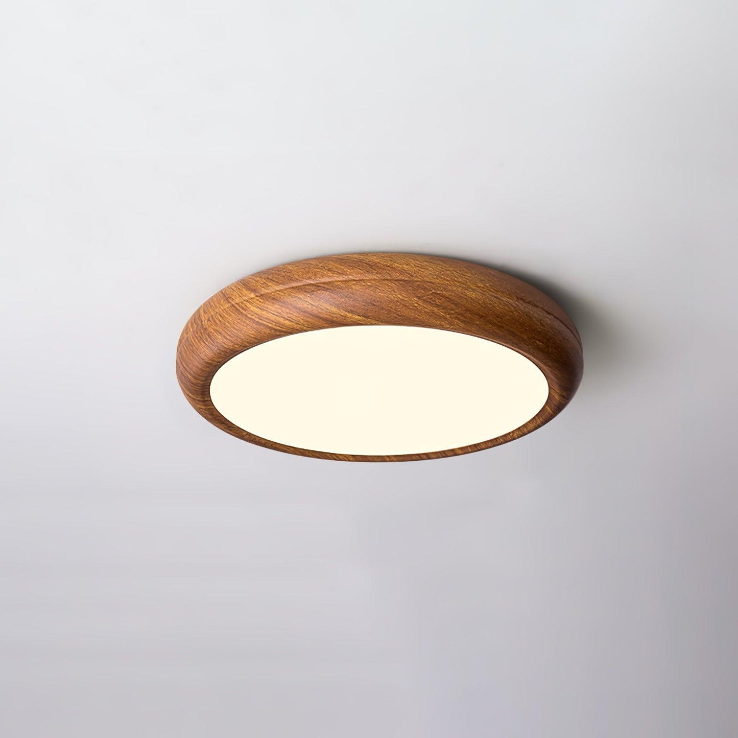 Wood Grain Ceiling Lamp | Nordic Acrylic & Metal | Multiple Sizes Available