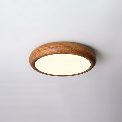 Wood Grain Ceiling Lamp | Nordic Acrylic & Metal | Multiple Sizes Available