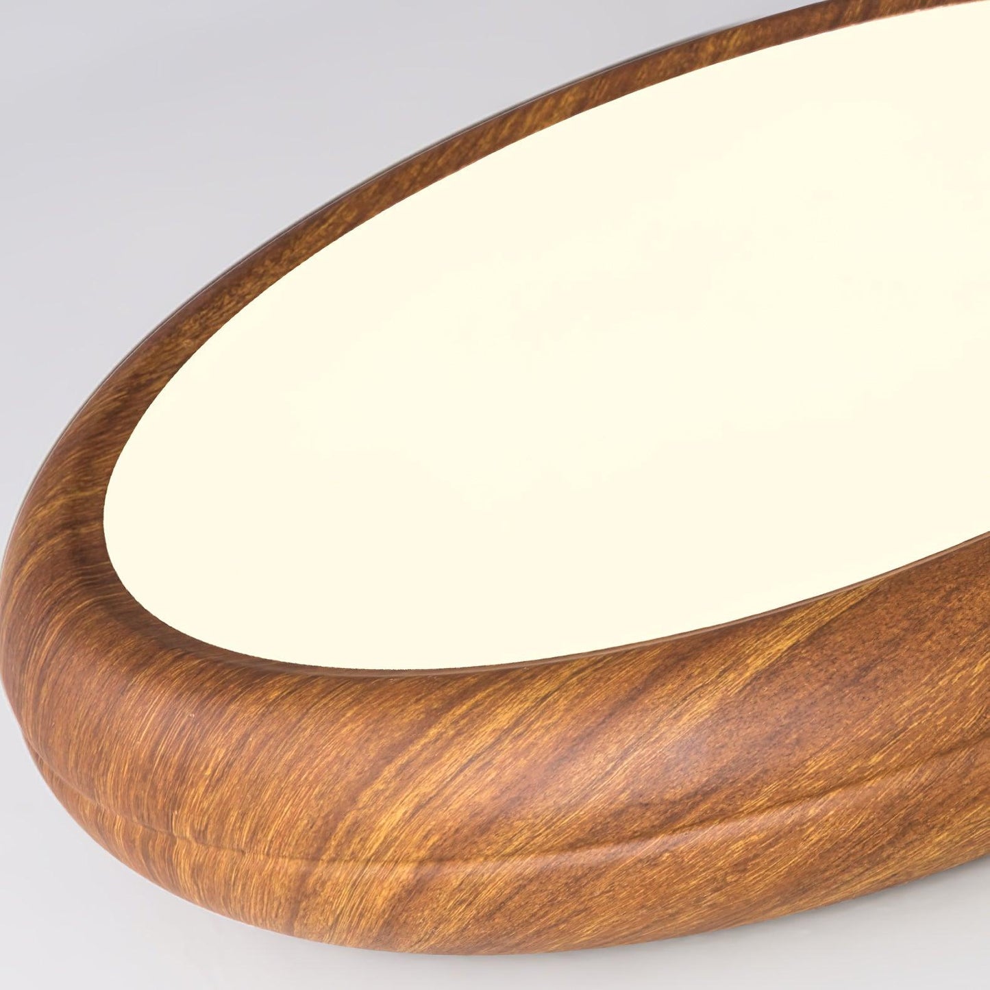 Wood Grain Ceiling Lamp | Nordic Acrylic & Metal | Multiple Sizes Available