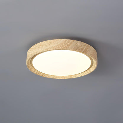 Wood Grain Ceiling Lamp | Nordic Acrylic & Metal | Multiple Sizes Available
