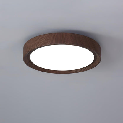 Wood Grain Ceiling Lamp | Nordic Acrylic & Metal | Multiple Sizes Available