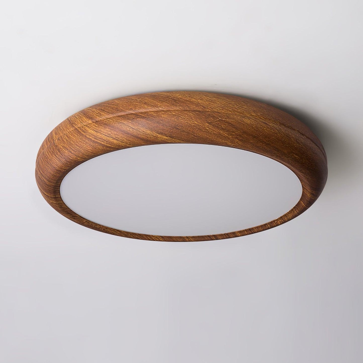 Wood Grain Ceiling Lamp | Nordic Acrylic & Metal | Multiple Sizes Available