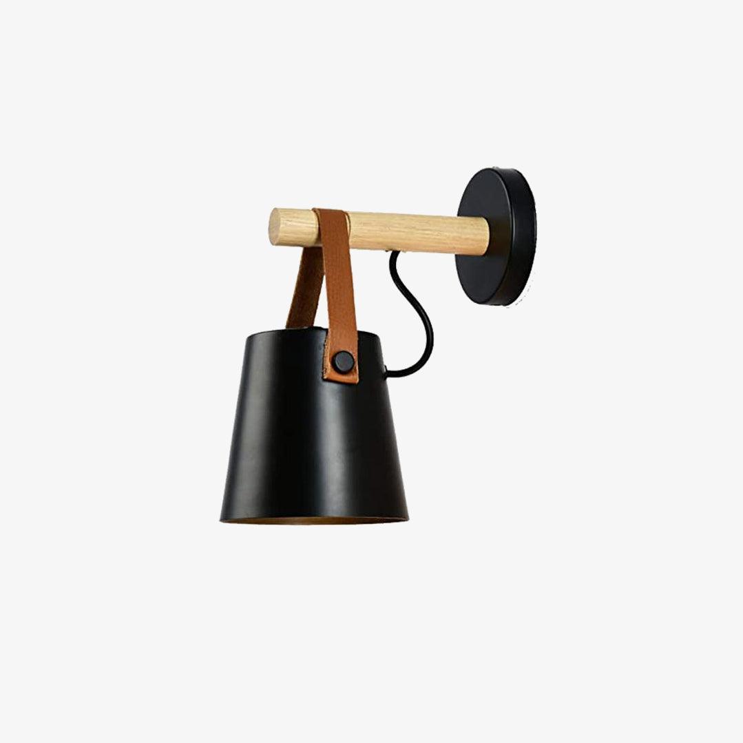 Wooden Conical Wall Light Set | Scandinavian Design | Set of 2