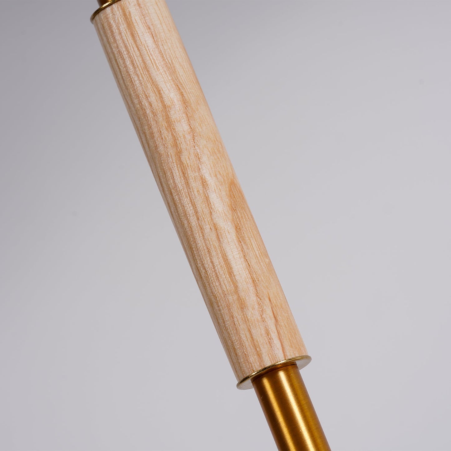 Retro Table Lamp | Solid Mahogany & Brass | 31cm Diameter