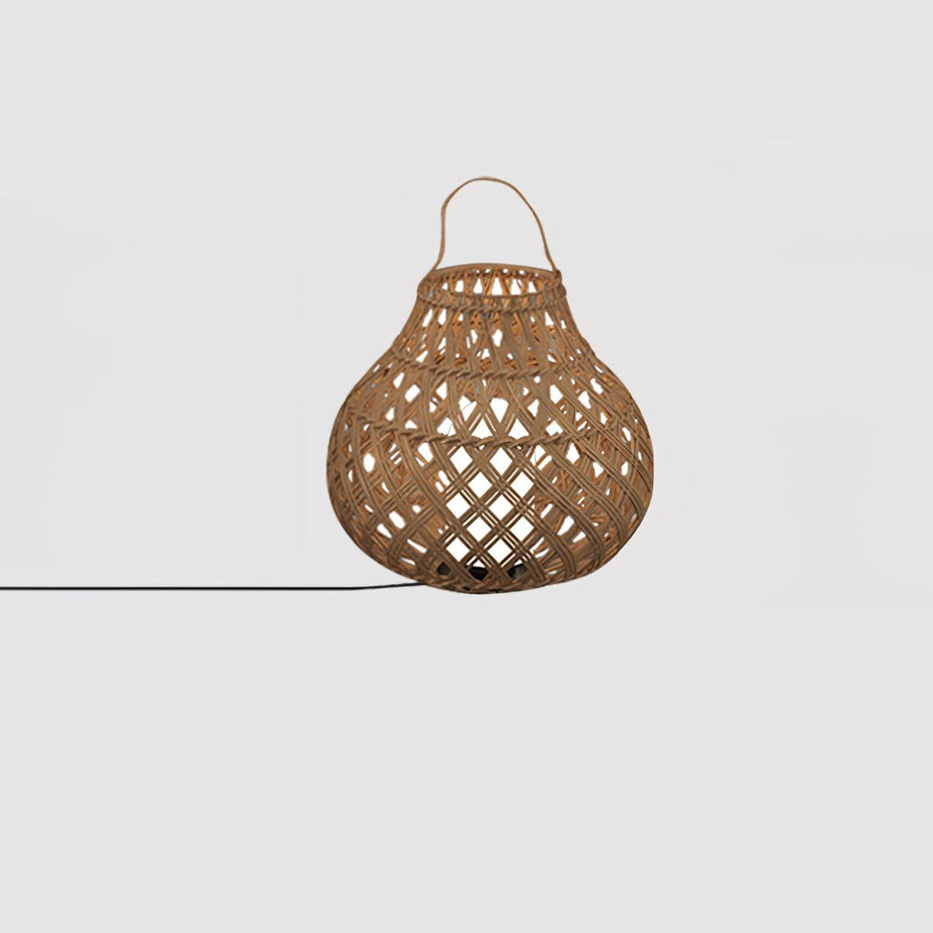 Woven Sphere Solar Lantern | Eco-Friendly Plastic | 34cm Diameter