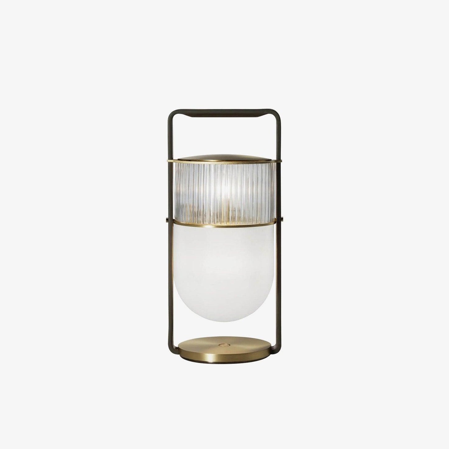 Xi Table Lamp | Metal & Glass | Golden & Black Finish