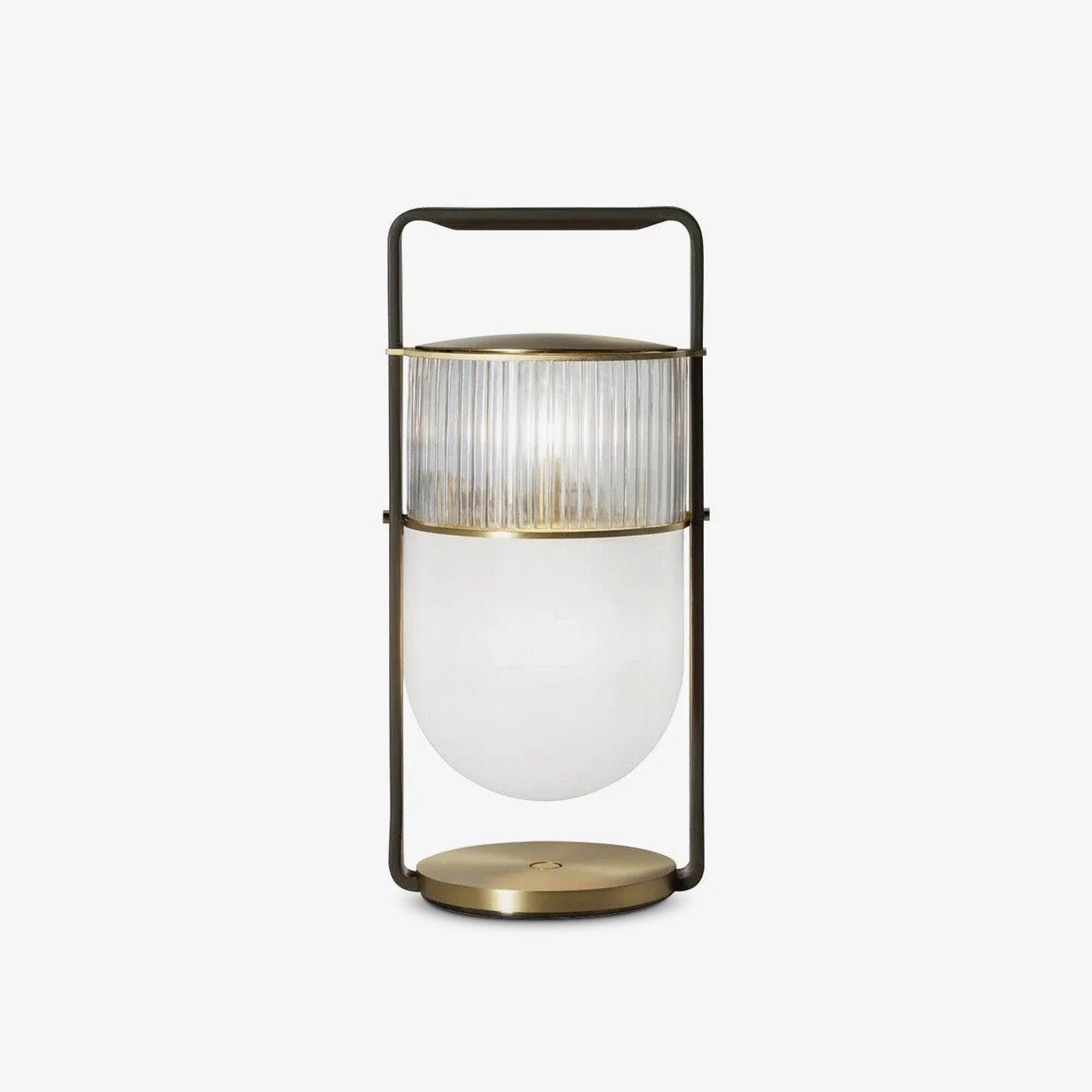 Xi Table Lamp | Metal & Glass | Golden & Black Finish