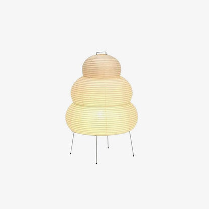 Akari Paper Table Lamp | Mulberry Rice Paper & Metal | 26cm, 30cm, 40cm Sizes