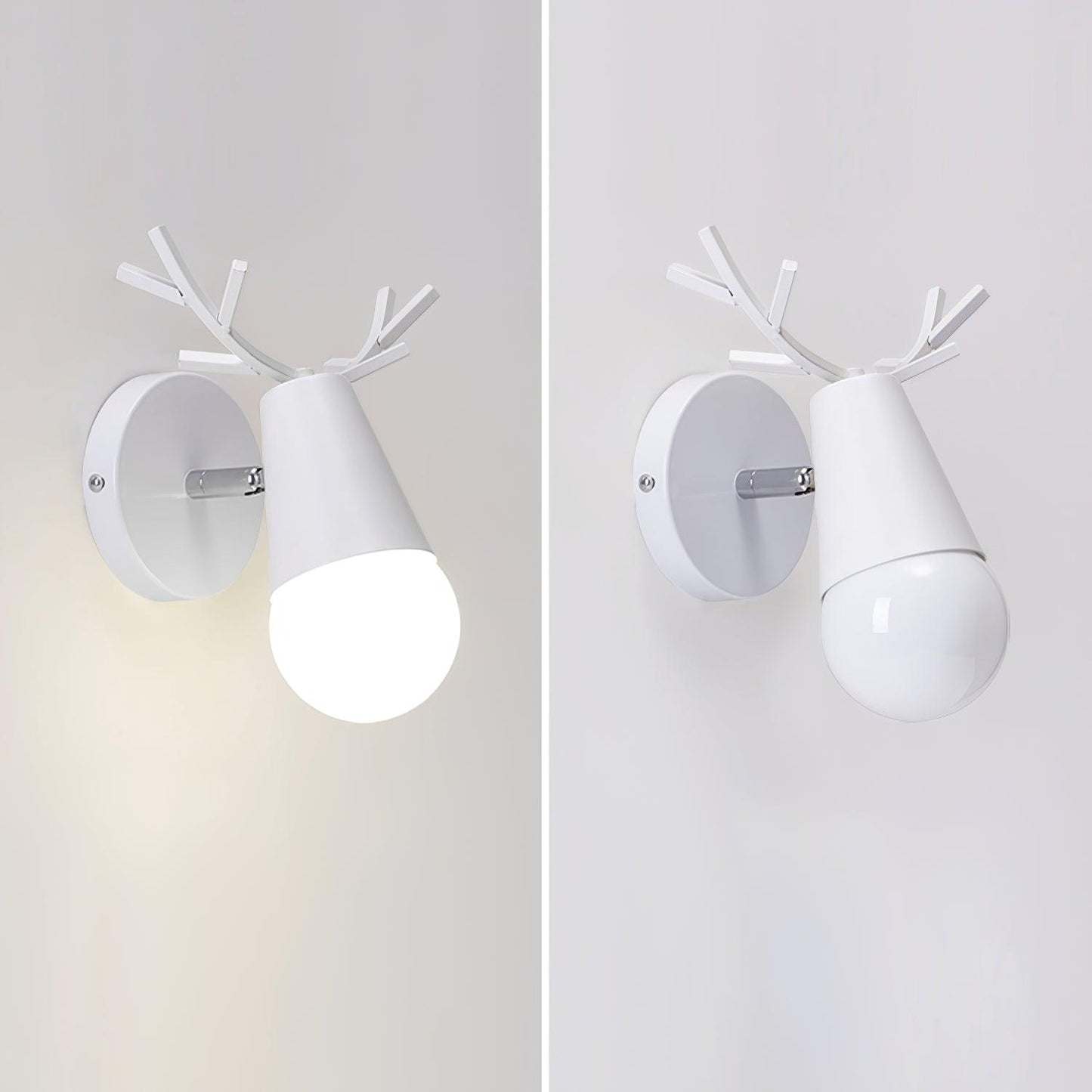 Antler Wall Lamp | Nordic Style | Set of 2