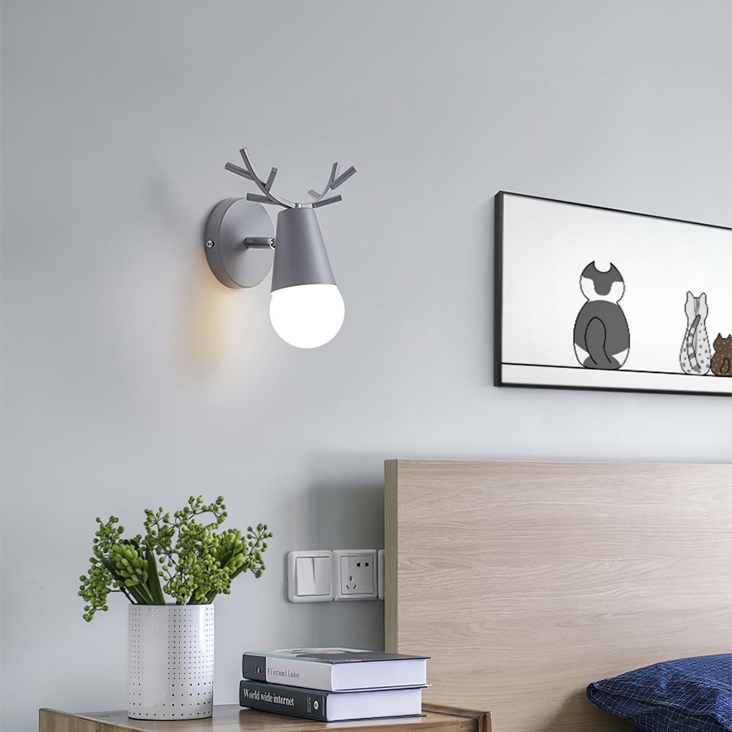 Antler Wall Lamp | Nordic Style | Set of 2