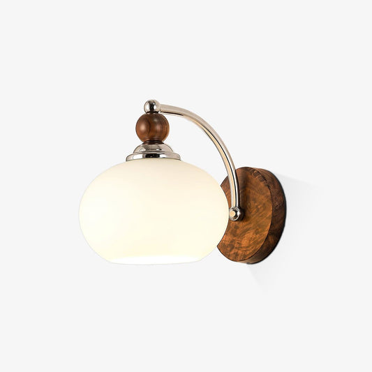 Yisi Po Wall Lamp | Black Walnut & Iron | Set of 2