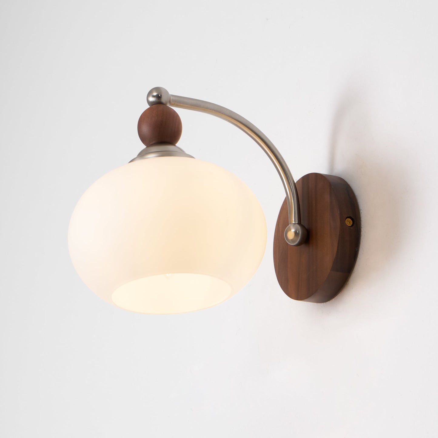 Yisi Po Wall Lamp | Black Walnut & Iron | Set of 2