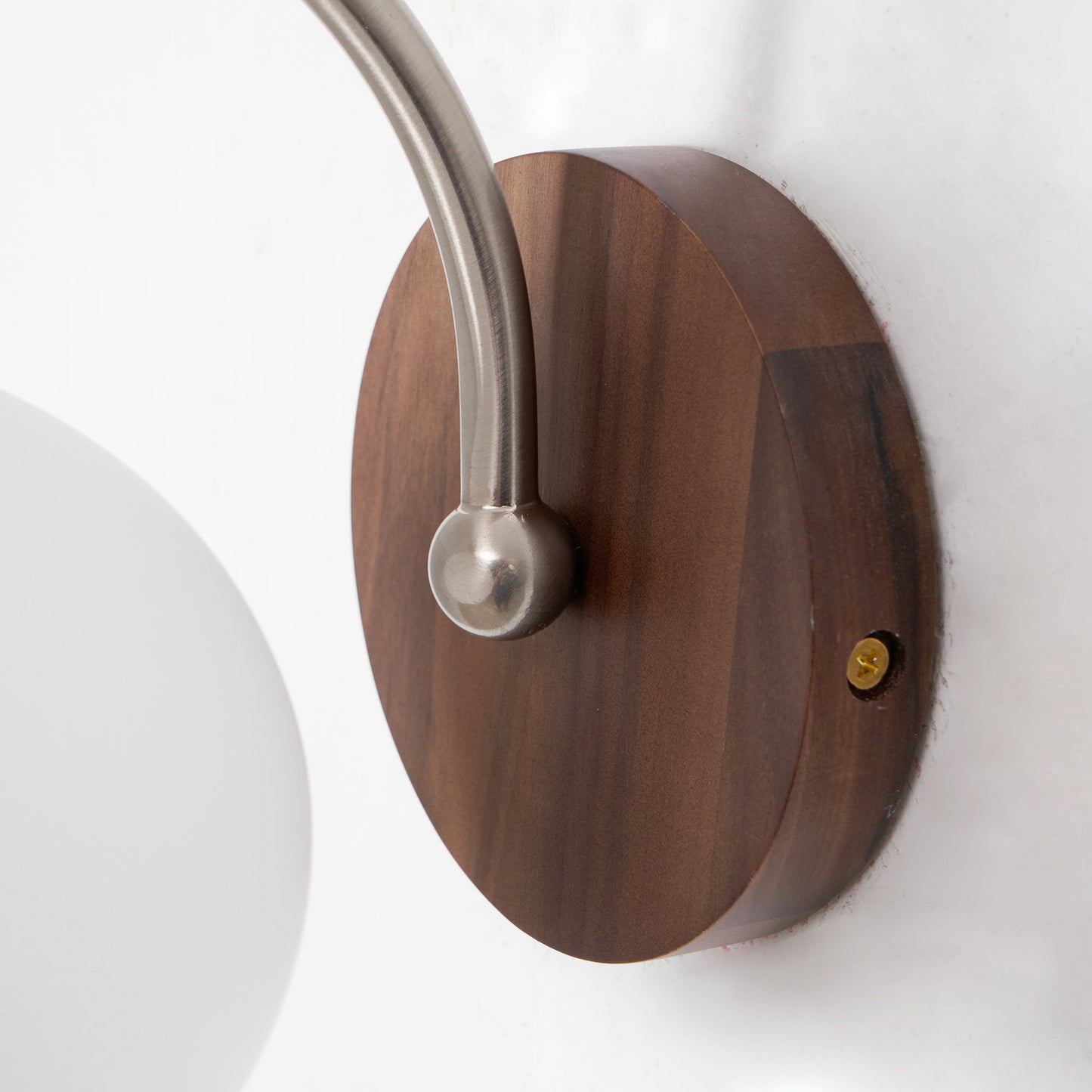 Yisi Po Wall Lamp | Black Walnut & Iron | Set of 2